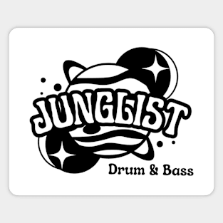 JUNGLIST  - Y2K Logo (Black) Magnet